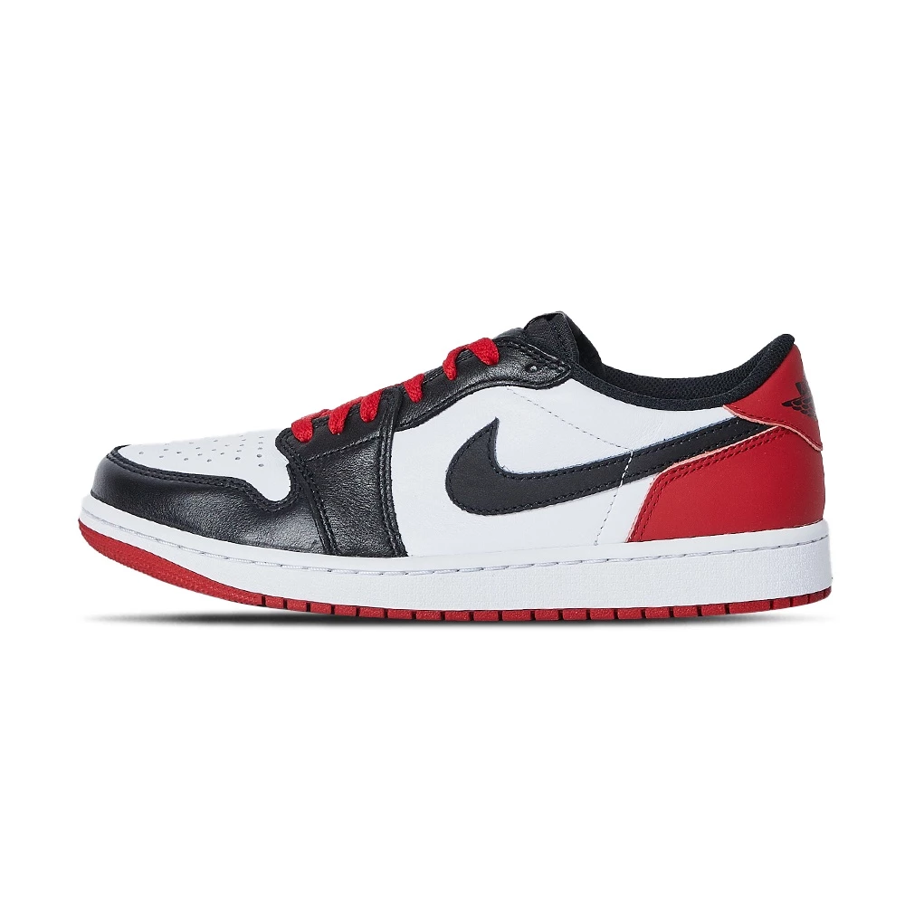 Nike Air Jordan 1 Low OG 男 黑紅 AJ1 黑腳趾 芝加哥  休閒鞋 CZ0790-106-細節圖4