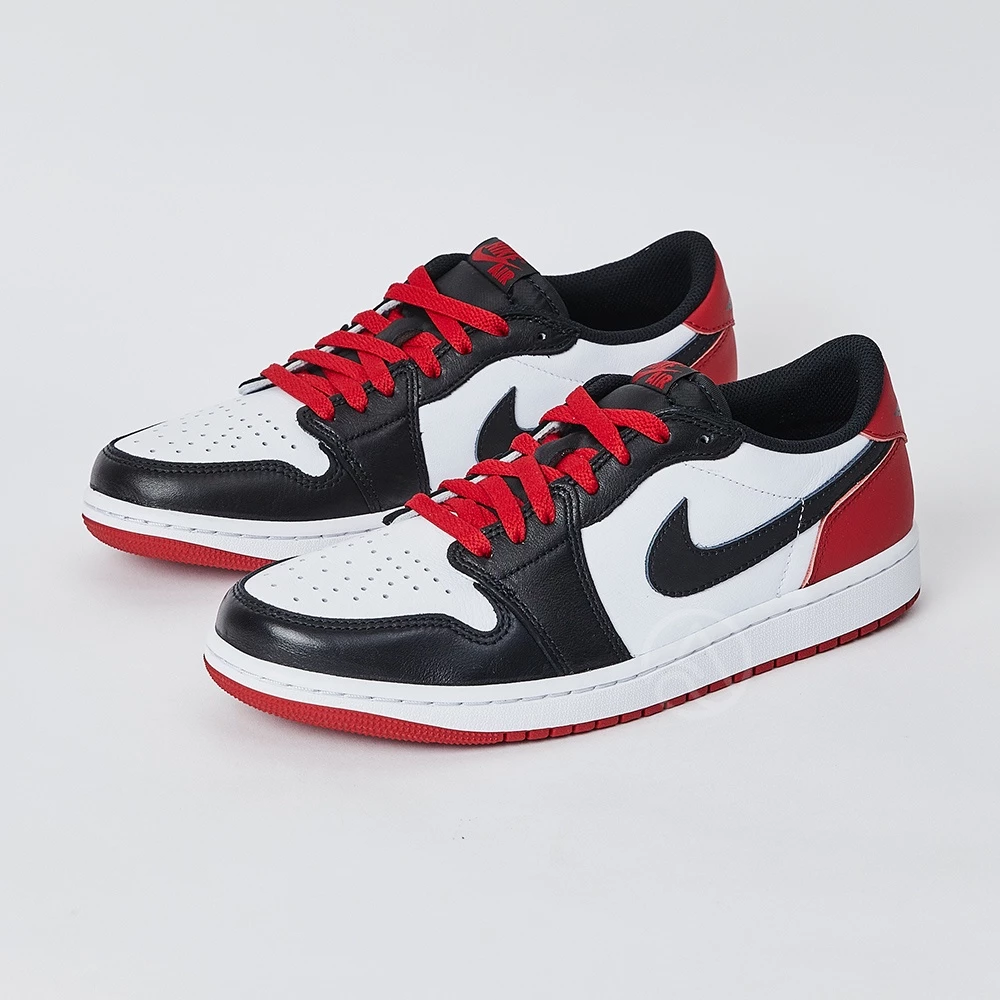 Nike Air Jordan 1 Low OG 男 黑紅 AJ1 黑腳趾 芝加哥  休閒鞋 CZ0790-106-細節圖6
