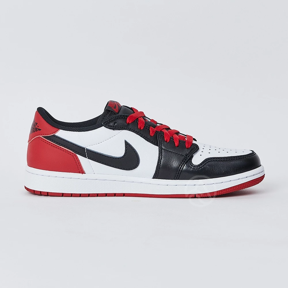 Nike Air Jordan 1 Low OG 男 黑紅 AJ1 黑腳趾 芝加哥  休閒鞋 CZ0790-106-細節圖5
