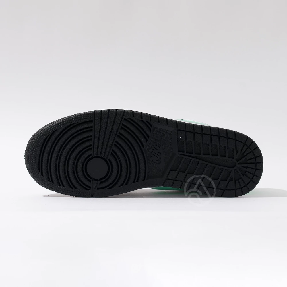 Nike Air Jordan 1 Low Green Glow 男 黑白綠 AJ1 喬丹 休閒鞋 553558-131-細節圖5