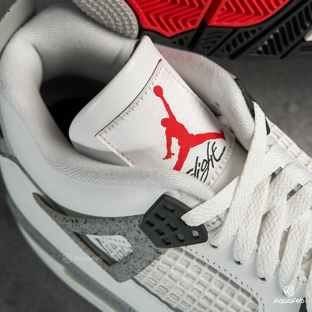 Nike Air Jordan 4 Retro 男 白水泥 復刻 AJ4 運動  籃球鞋 FV5029-100-細節圖4