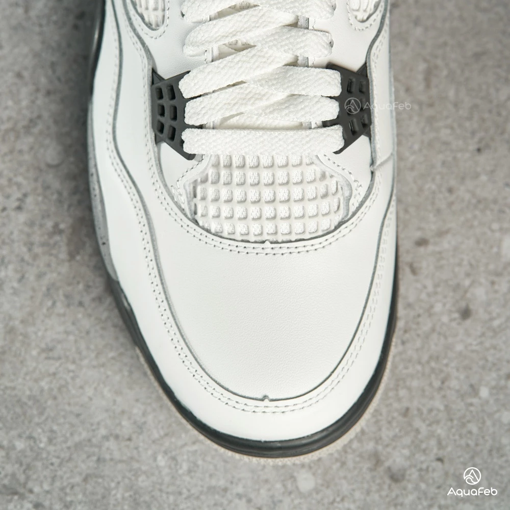Nike Air Jordan 4 Retro 男 白水泥 復刻 AJ4 運動  籃球鞋 FV5029-100-細節圖5