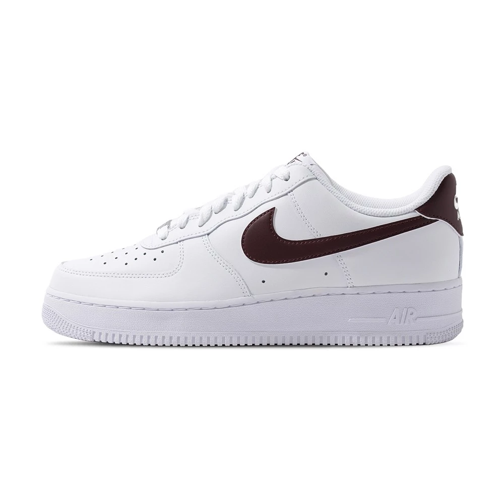 Nike Air Force 1＇07 男 白紫紅 復古 休閒鞋 FJ4146-112-細節圖5