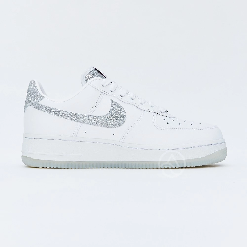 Nike Air Force 1＇07 LX 女 白銀 休閒鞋 HQ3461-191-細節圖6