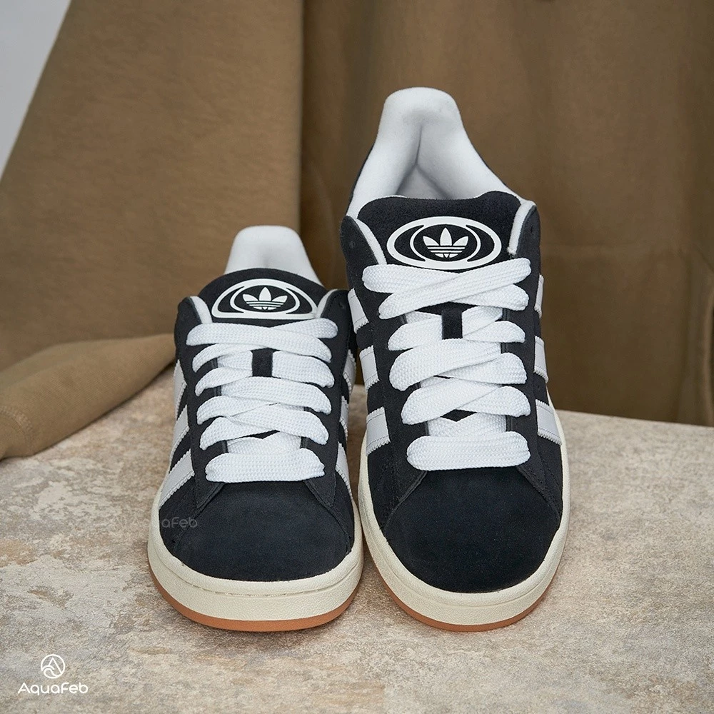 Adidas CAMPUS 00S 男鞋 女鞋 黑白色 運動 經典 休閒鞋 HQ8708-細節圖2