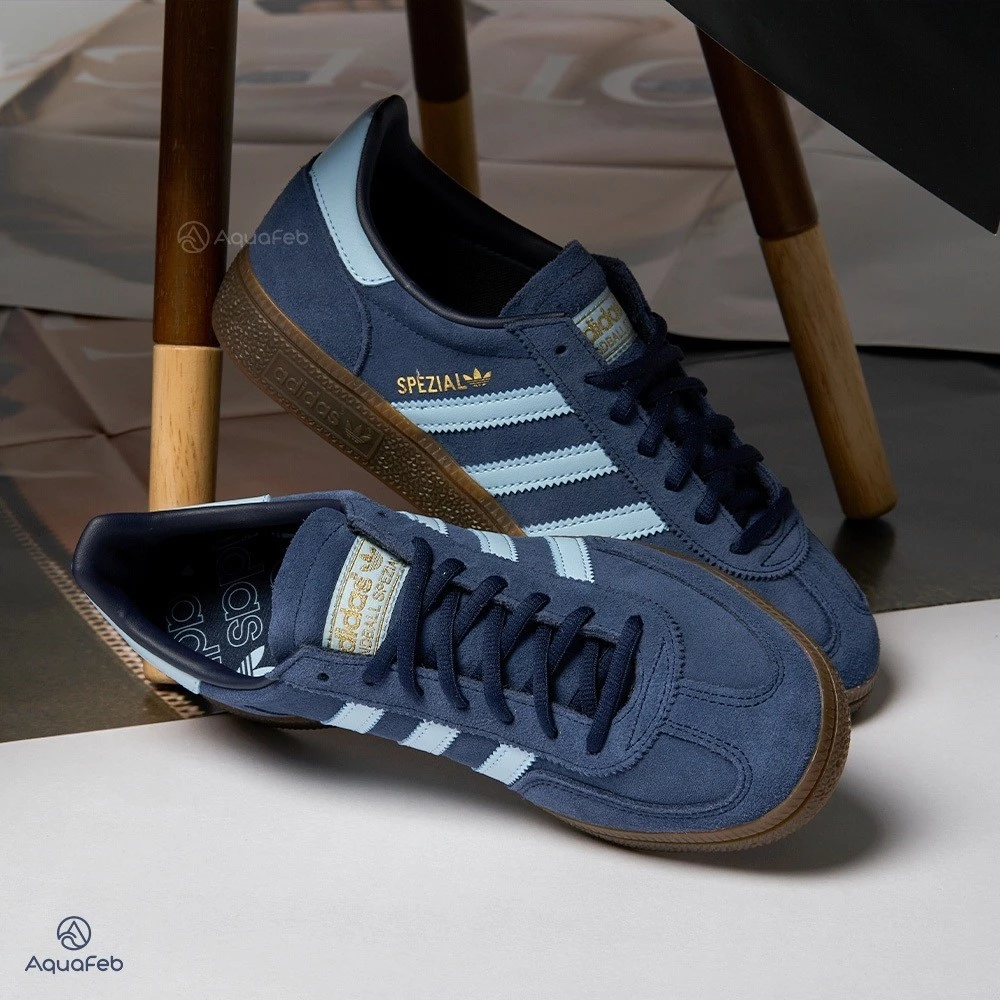 Adidas Handball Spezial 男鞋 深藍色 運動 休閒鞋 BD7633-細節圖2