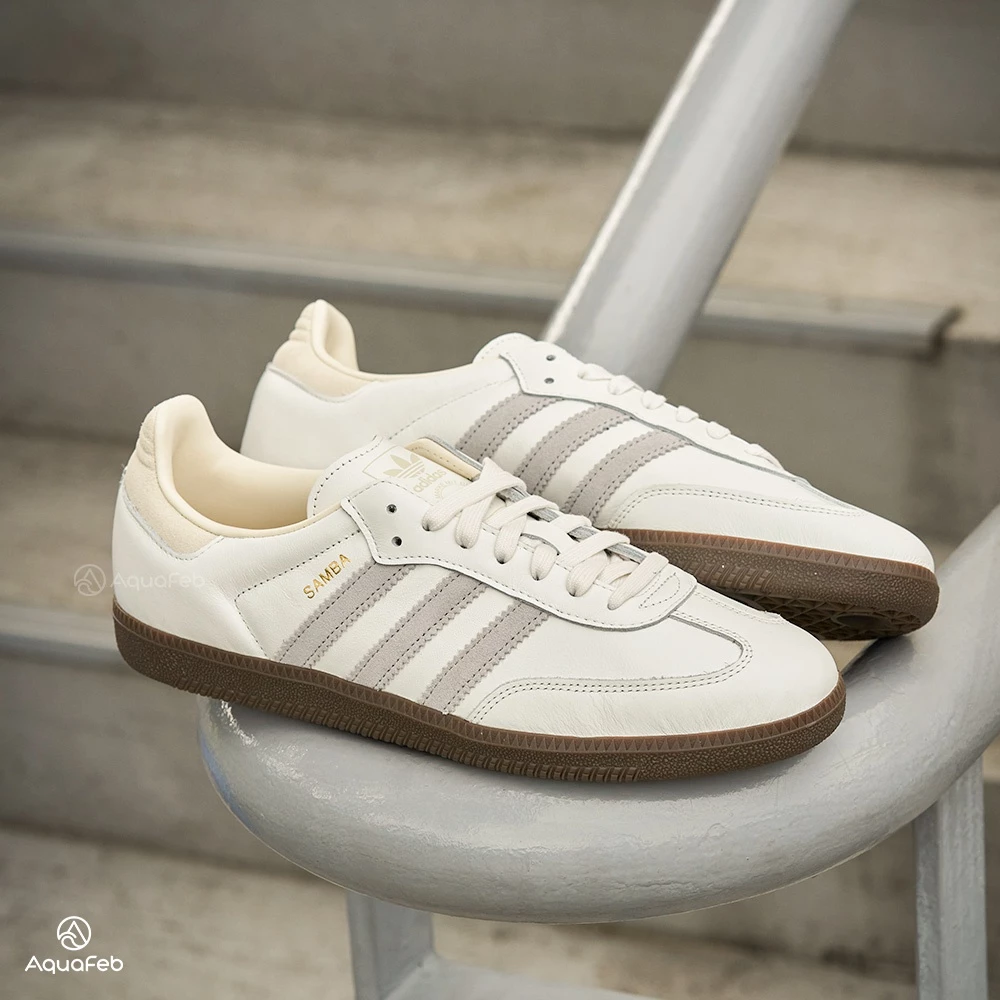 Adidas Samba OG 男鞋 女鞋 灰白色 中性 運動  復古 休閒鞋 IH4880-規格圖8