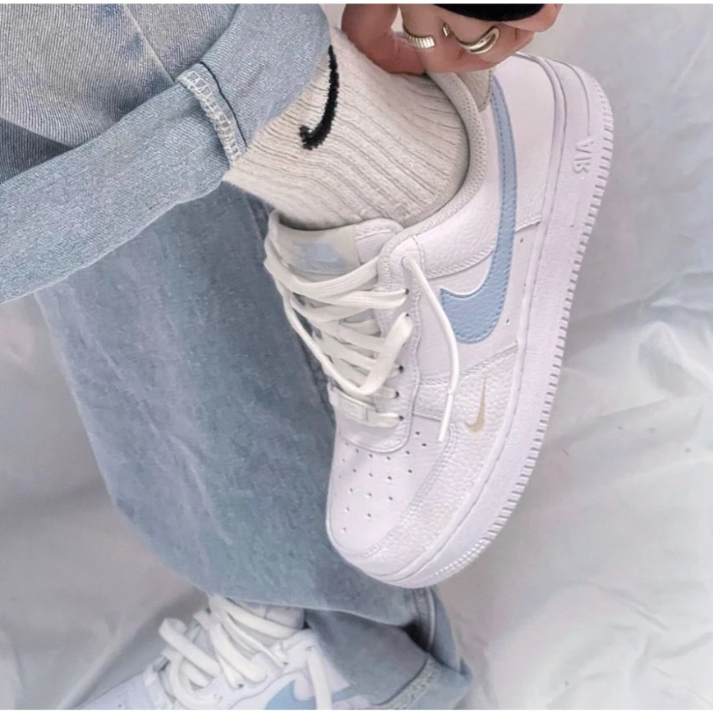 NIKE AIR FORCE1 LIGHT ARMORY BLUE 海冰藍 HF0022-100-細節圖2