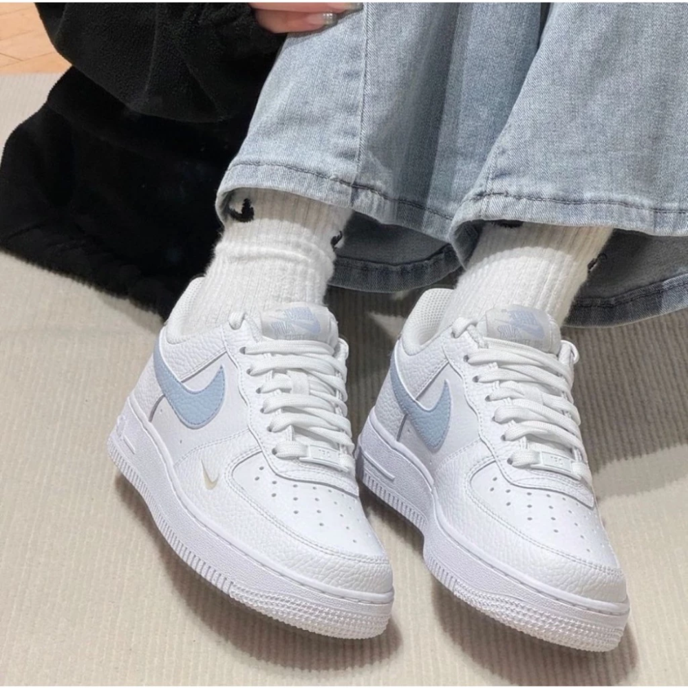 NIKE AIR FORCE1 LIGHT ARMORY BLUE 海冰藍 HF0022-100-細節圖3