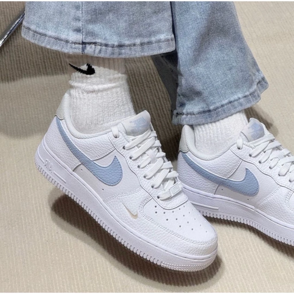 NIKE AIR FORCE1 LIGHT ARMORY BLUE 海冰藍 HF0022-100-規格圖6