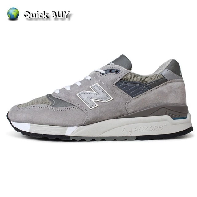 New Balance 998 元祖灰 淺灰 總統慢跑鞋 手製 美製 USA 男女鞋 休閒鞋-細節圖6