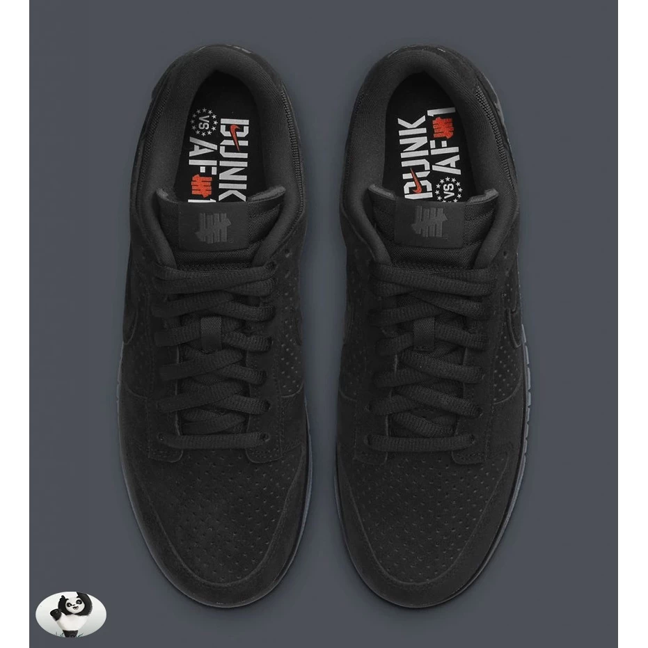 Undefeated X Nike Dunk Low 黑魂 男女款 極致黑 DO9329-001-細節圖4