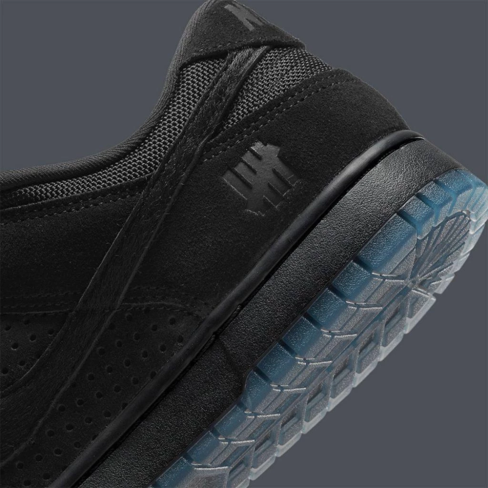 Undefeated X Nike Dunk Low 黑魂 男女款 極致黑 DO9329-001-細節圖7