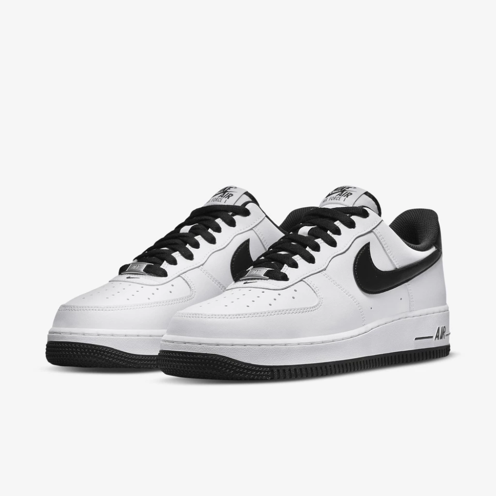 NIKE AIR FORCE 1 07 WHITE BLACK 白黑 經典 男女鞋 休閒 DH7561-102-細節圖5