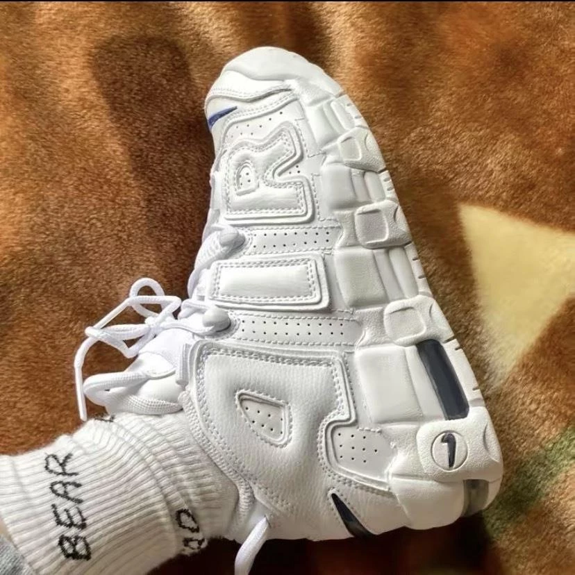 NIKE AIR MORE UPTEMPO 大AIR 白色 全白 籃球鞋 DH9719-100-細節圖4