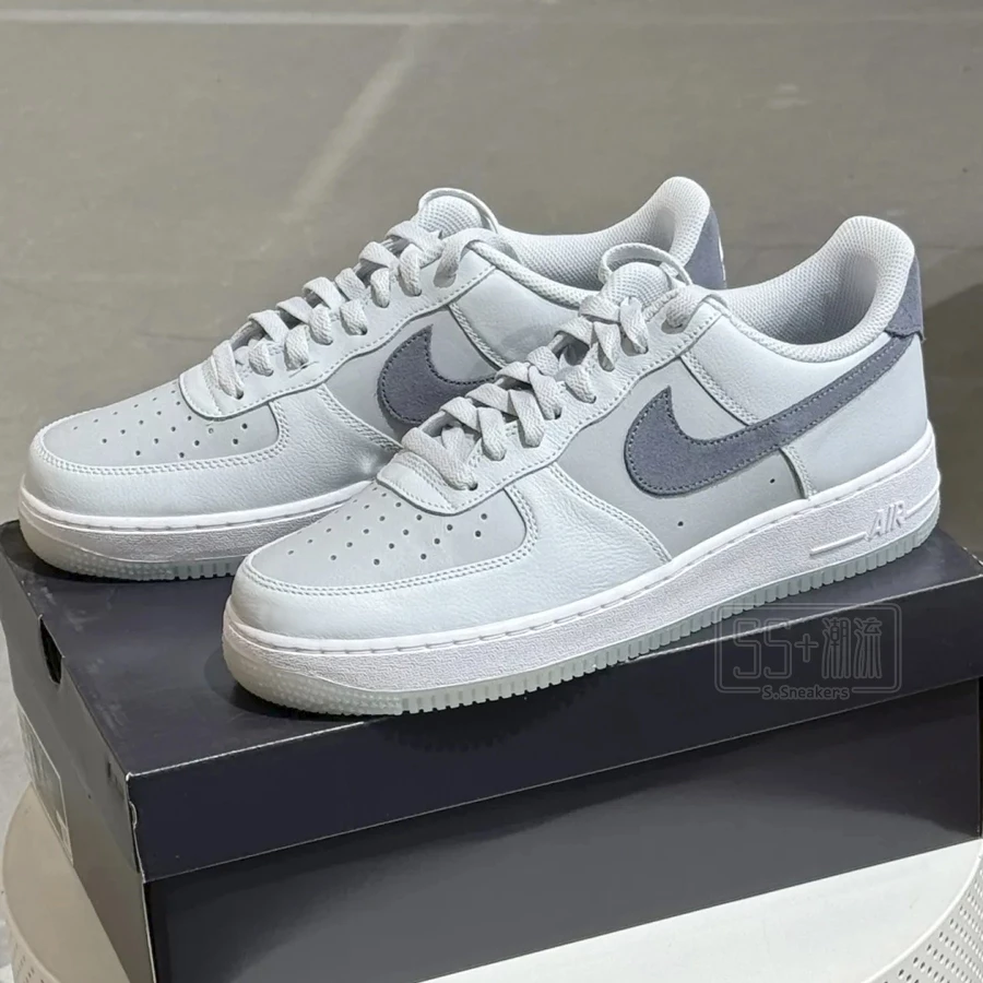 Nike Air Force 1 Light Smoke Grey AF1 休閒鞋 隕石灰 煙灰 FJ4170-001-細節圖2
