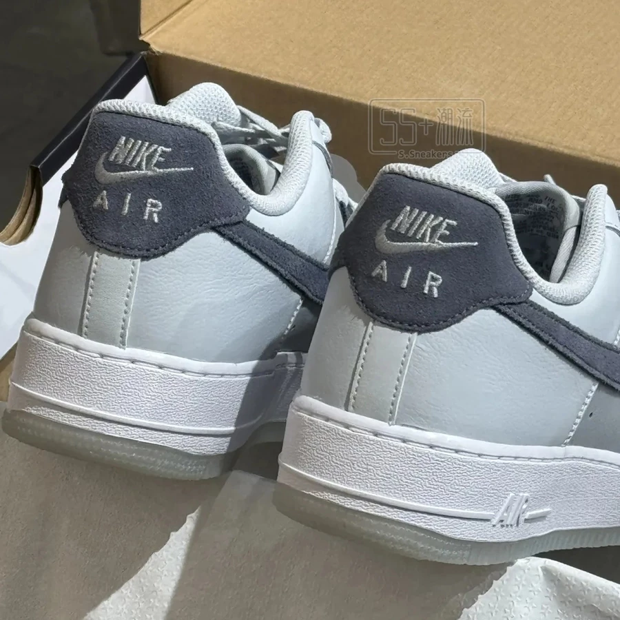 Nike Air Force 1 Light Smoke Grey AF1 休閒鞋 隕石灰 煙灰 FJ4170-001-細節圖4