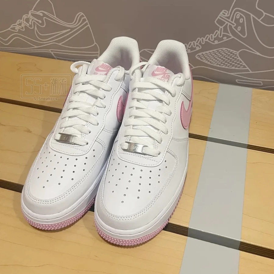 Nike Air Force 1 07 Bubblegum AF1 白粉 粉白 粉 白粉紅 休閒鞋 FJ4146-101-細節圖2