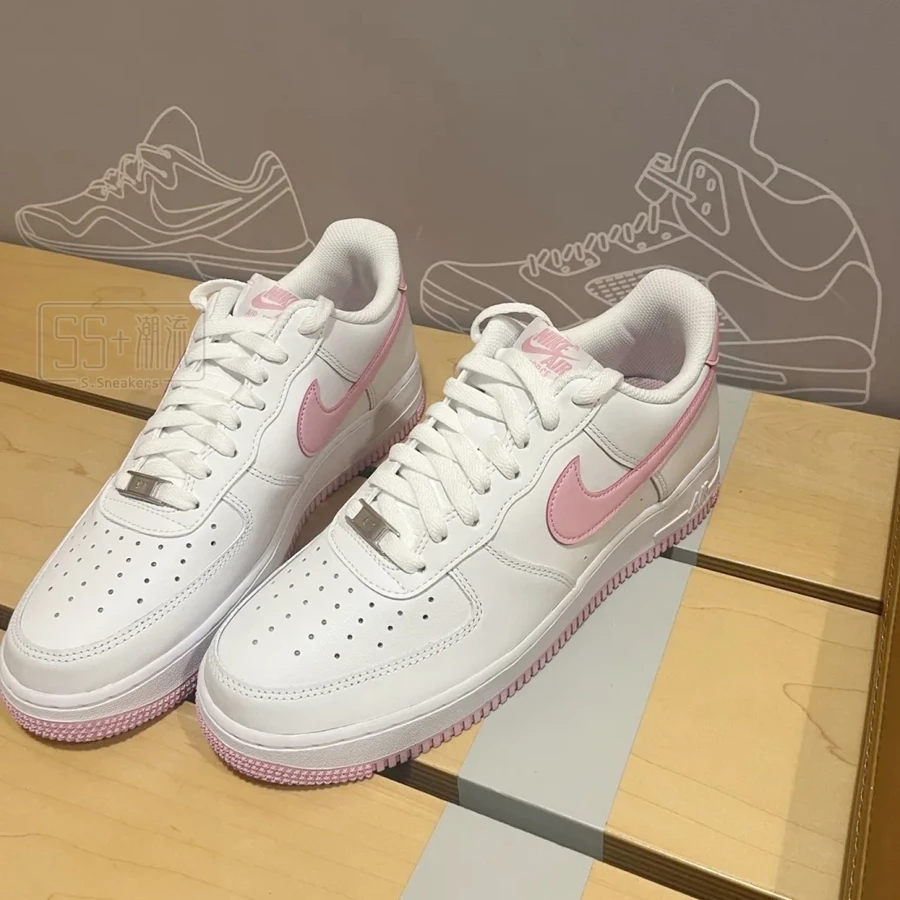 Nike Air Force 1 07 Bubblegum AF1 白粉 粉白 粉 白粉紅 休閒鞋 FJ4146-101-細節圖3