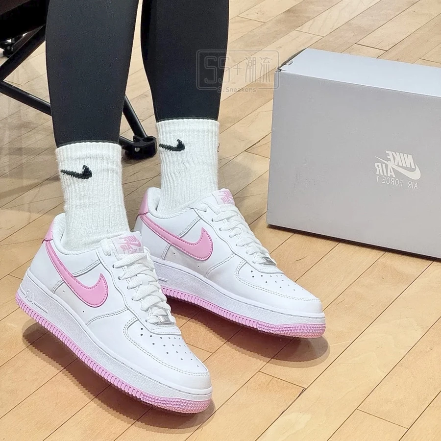 Nike Air Force 1 07 Bubblegum AF1 白粉 粉白 粉 白粉紅 休閒鞋 FJ4146-101-細節圖5