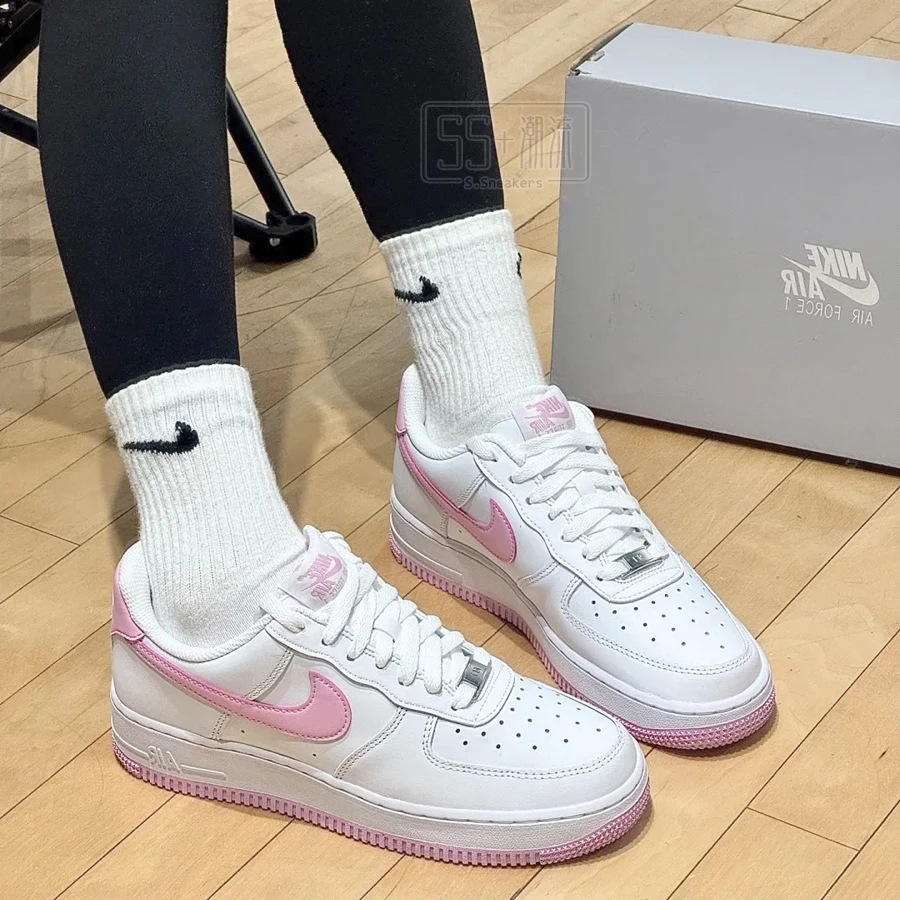 Nike Air Force 1 07 Bubblegum AF1 白粉 粉白 粉 白粉紅 休閒鞋 FJ4146-101-細節圖6