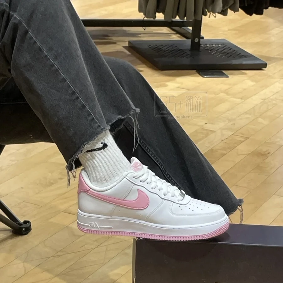 Nike Air Force 1 07 Bubblegum AF1 白粉 粉白 粉 白粉紅 休閒鞋 FJ4146-101-細節圖7