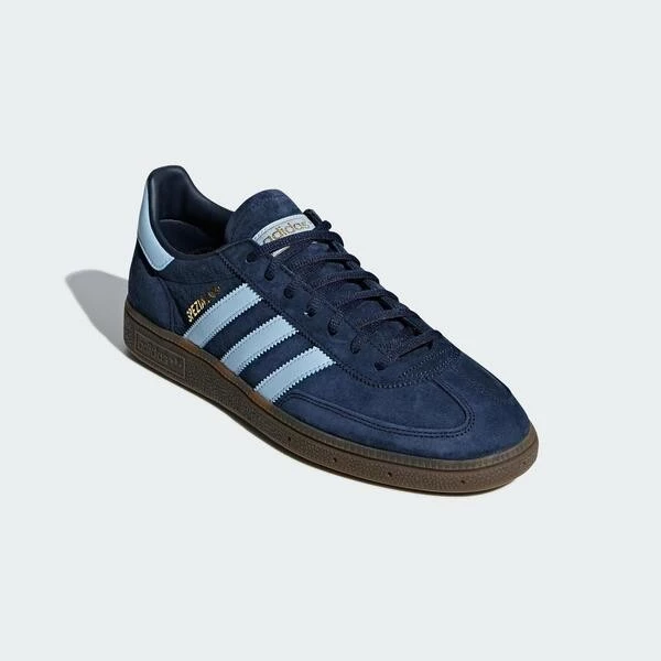 Adidas Handball Spezial BD7633 男女 休閒鞋 經典 復古 麂皮 日常 穿搭 膠底 深藍-細節圖7