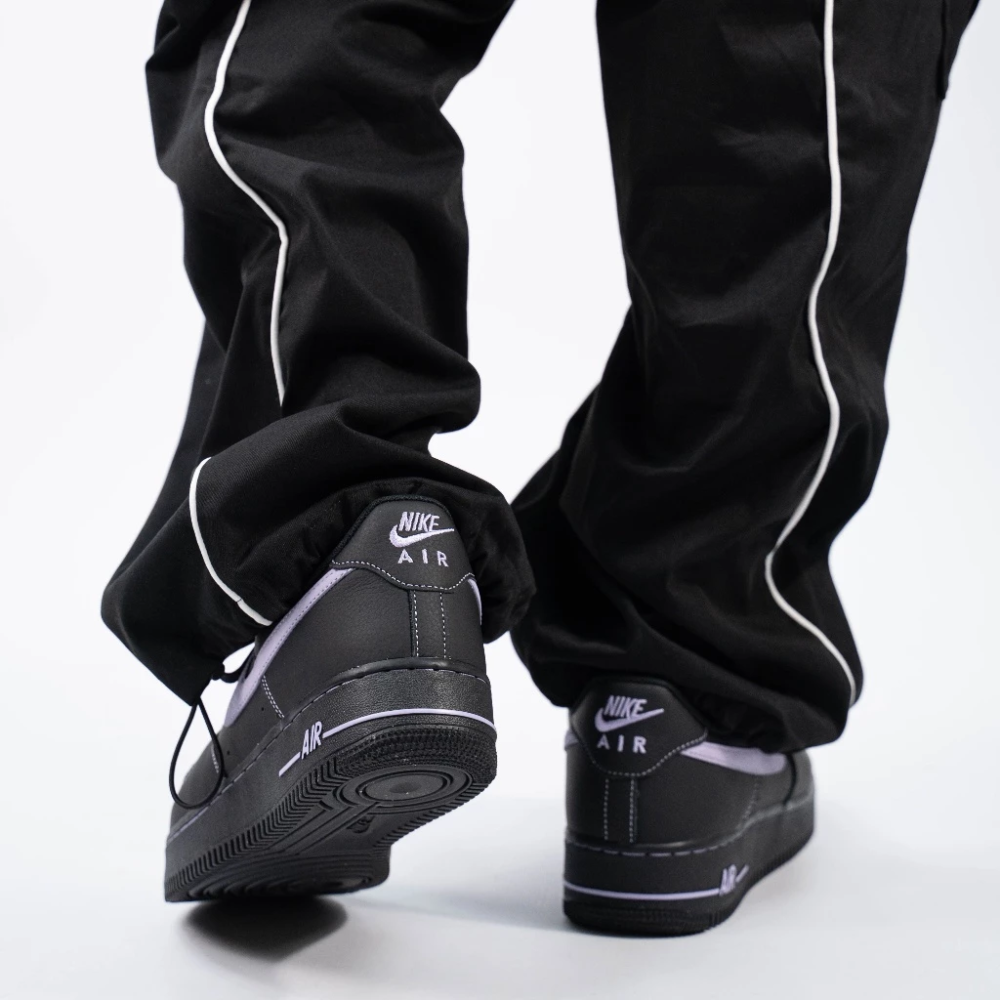Nike Air Force 1 ＇07 Lv8 HQ2037-001 男 運動休閒鞋 經典 AF1 穿搭 黑紫-細節圖3