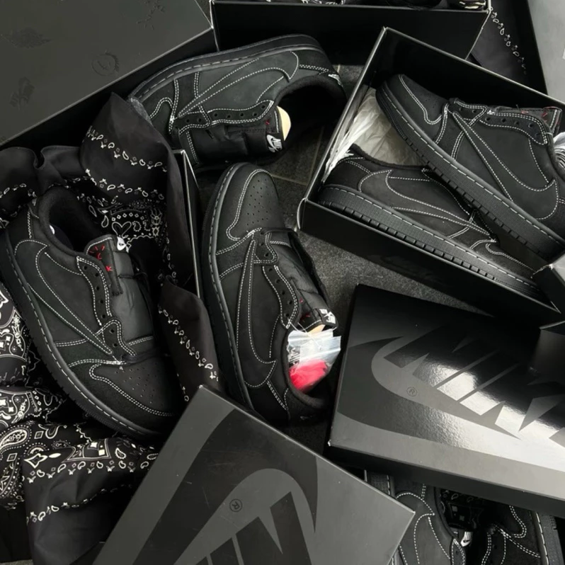 AIR JORDAN 1 LOW OG SP DM7866-001 倒勾 Travis Scott-細節圖6