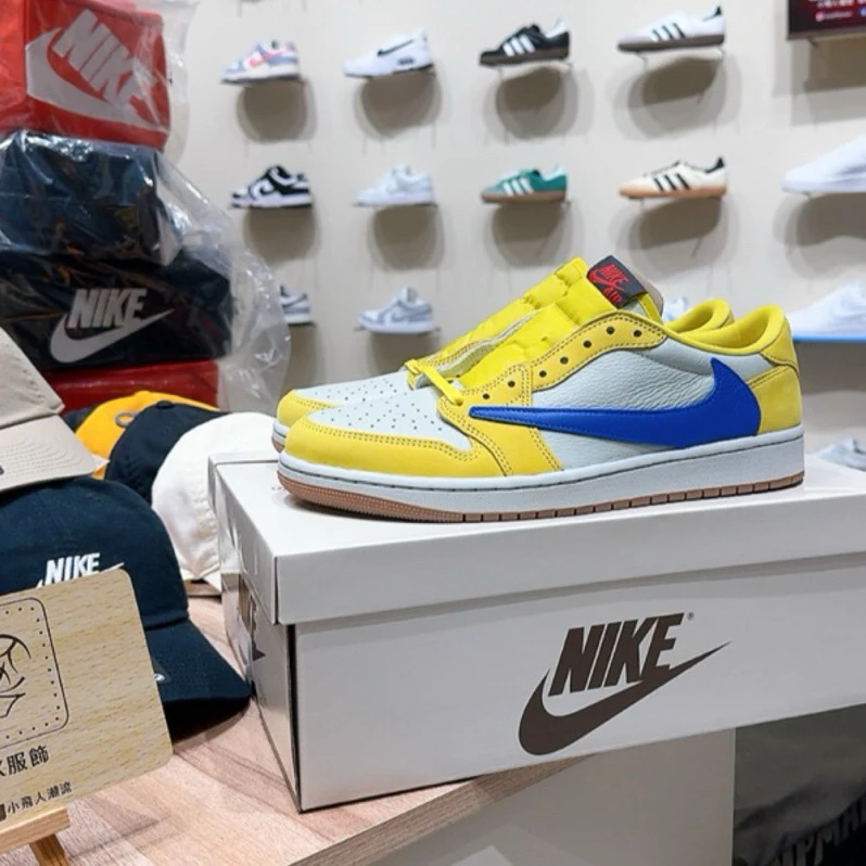 JORDAN 1 LOW TRAVIS SCOTT DZ4137-700 限量 倒勾-細節圖2
