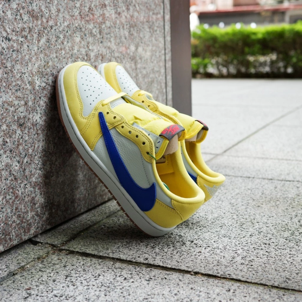 JORDAN 1 LOW TRAVIS SCOTT DZ4137-700 限量 倒勾-細節圖3