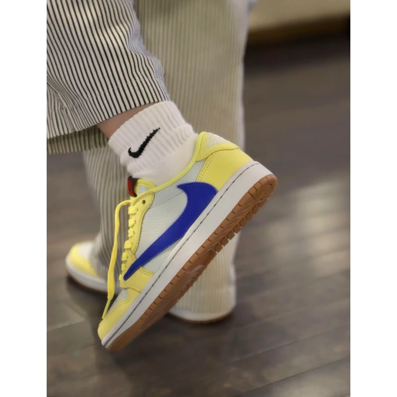 JORDAN 1 LOW TRAVIS SCOTT DZ4137-700 限量 倒勾-細節圖6