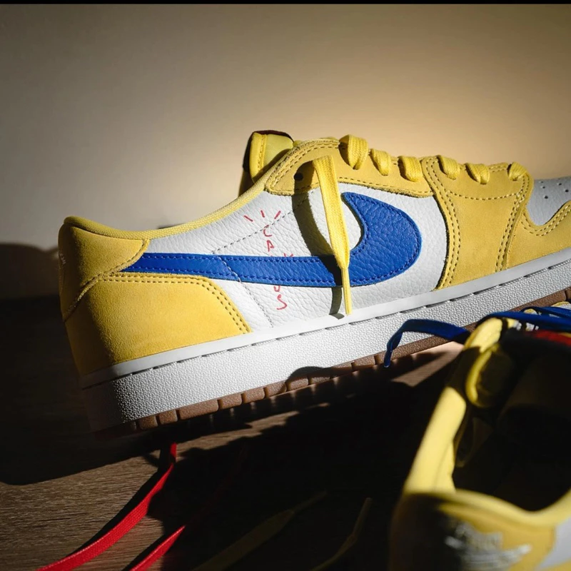 JORDAN 1 LOW TRAVIS SCOTT DZ4137-700 限量 倒勾-細節圖7