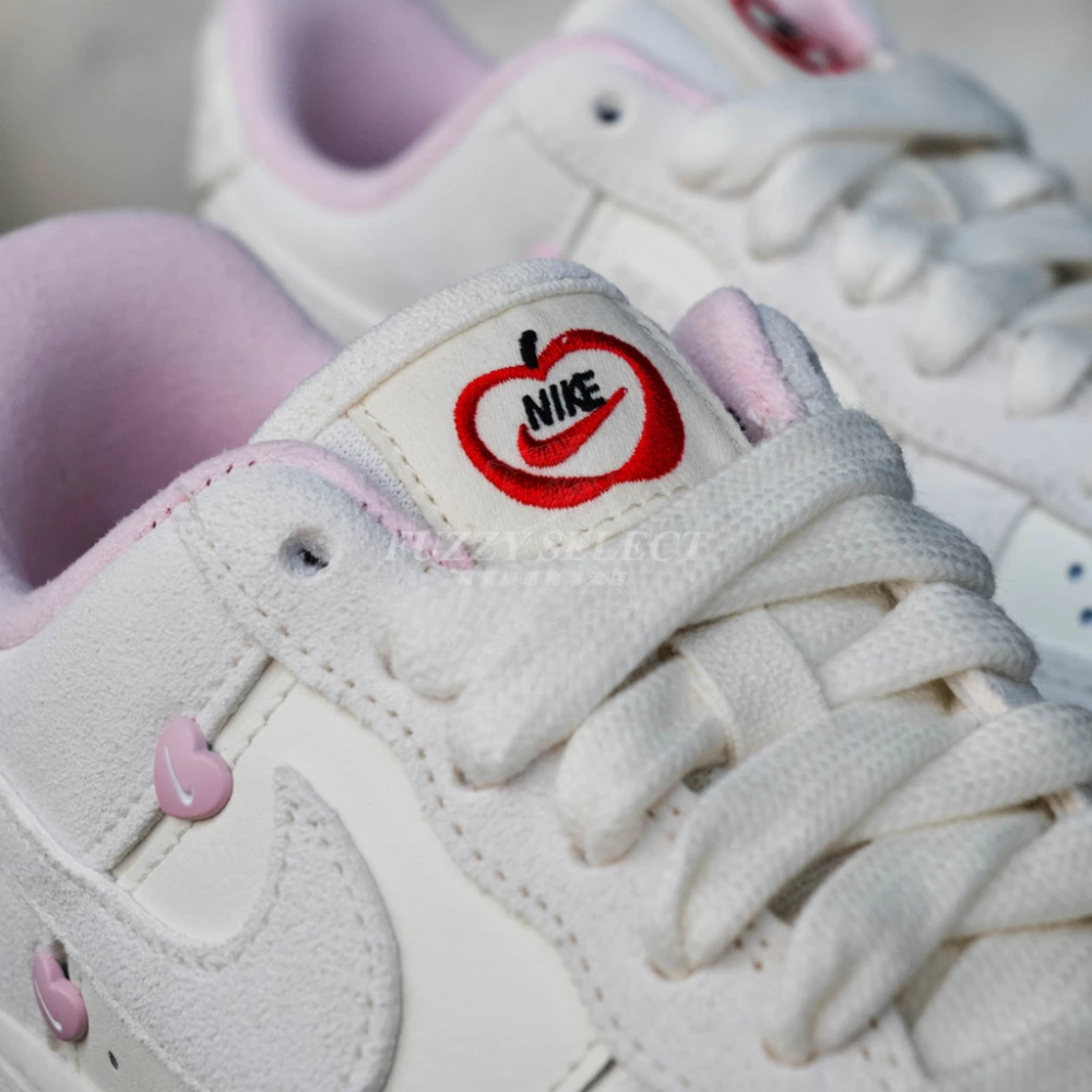 Nike Air Force 1 情人節 櫻花粉 愛心 麂皮 HV5992-111-細節圖4