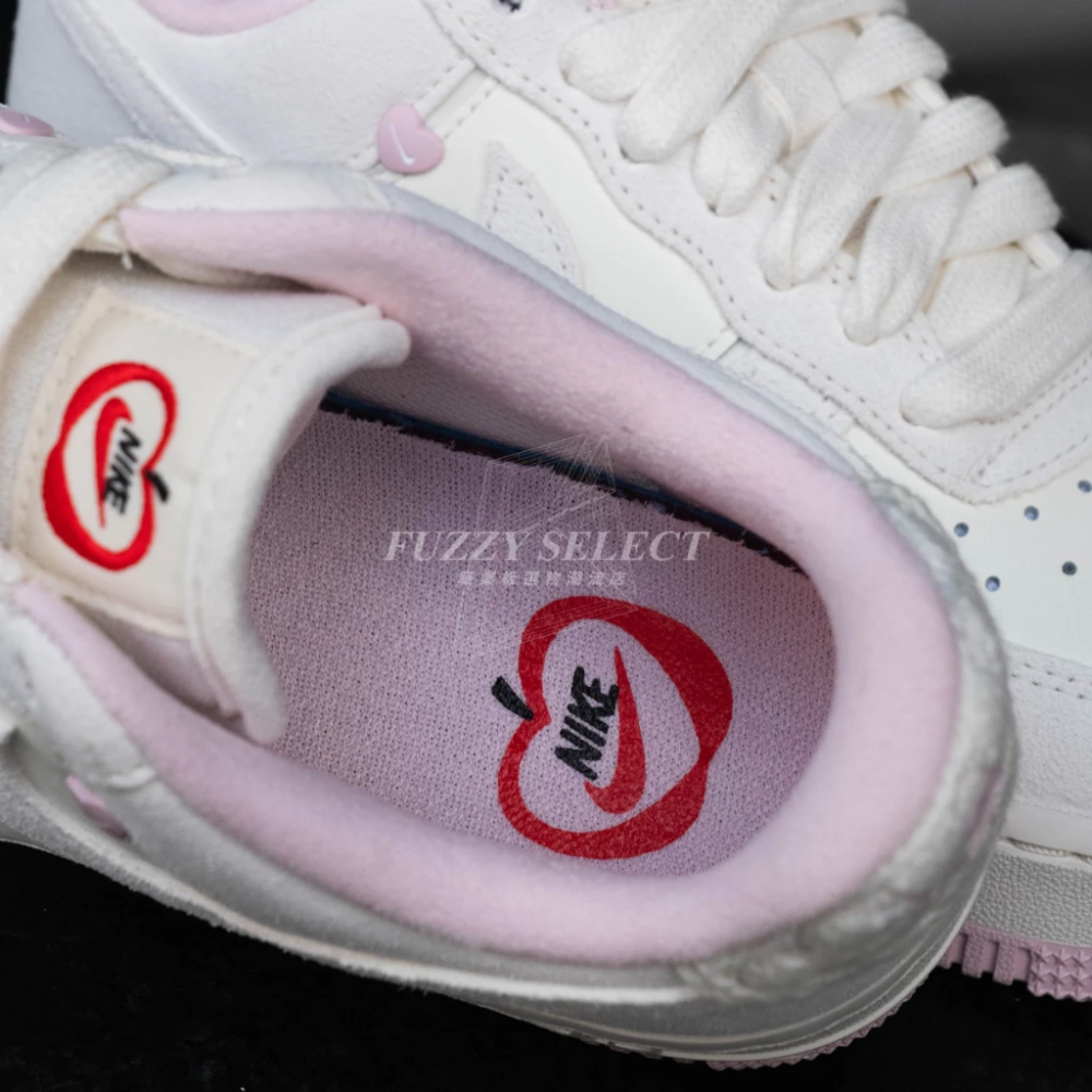 Nike Air Force 1 情人節 櫻花粉 愛心 麂皮 HV5992-111-細節圖5