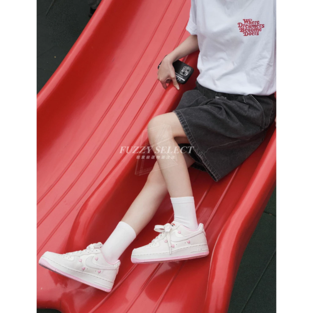 Nike Air Force 1 情人節 櫻花粉 愛心 麂皮 HV5992-111-細節圖7