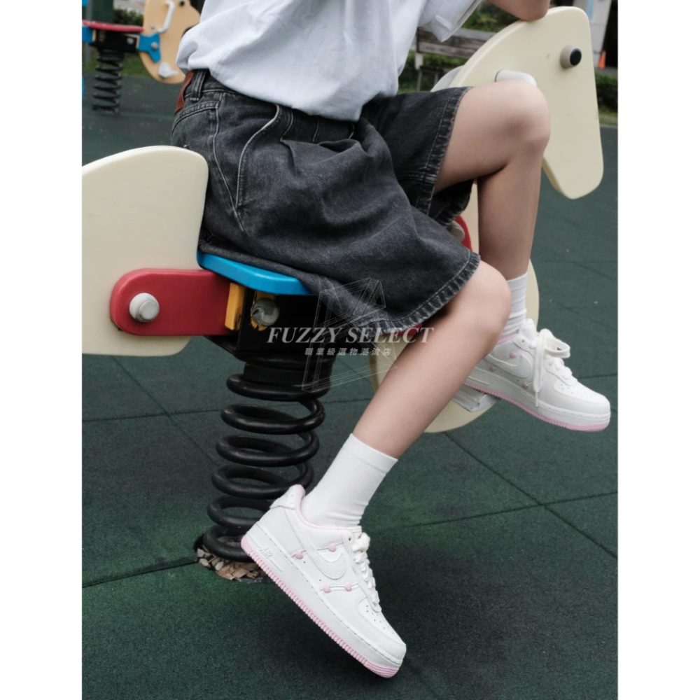 Nike Air Force 1 情人節 櫻花粉 愛心 麂皮 HV5992-111-細節圖8