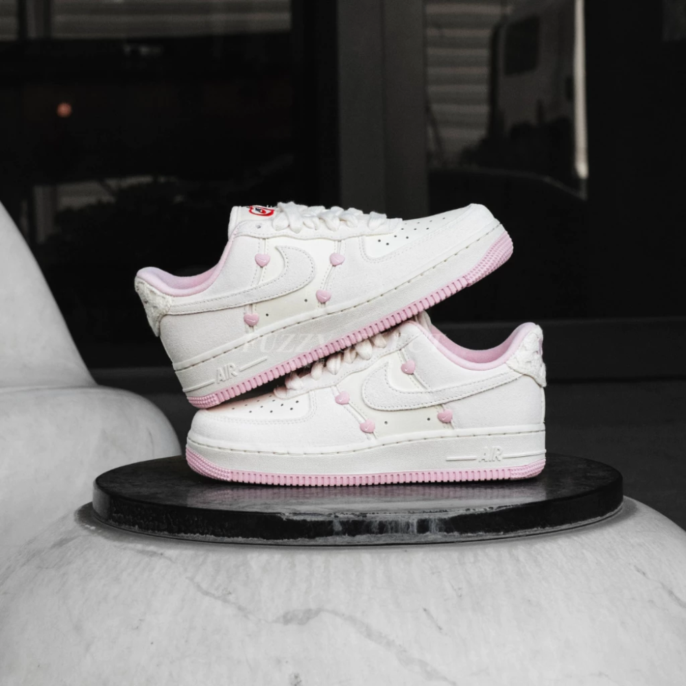 Nike Air Force 1 情人節 櫻花粉 愛心 麂皮 HV5992-111-規格圖9