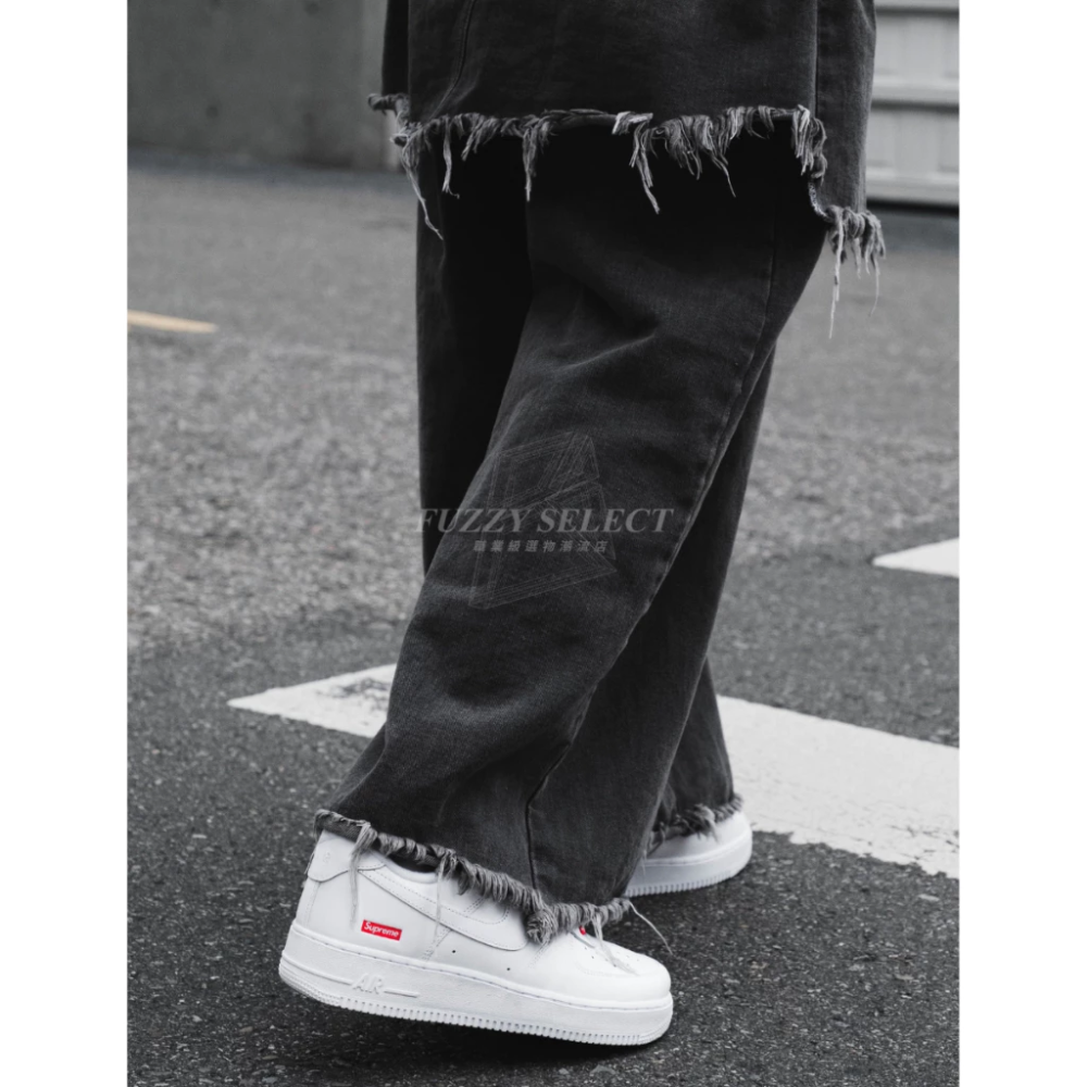 Supreme x Nike Air Force 1 聯名款 滿版 鞋帶 白 CU9225-100-細節圖2