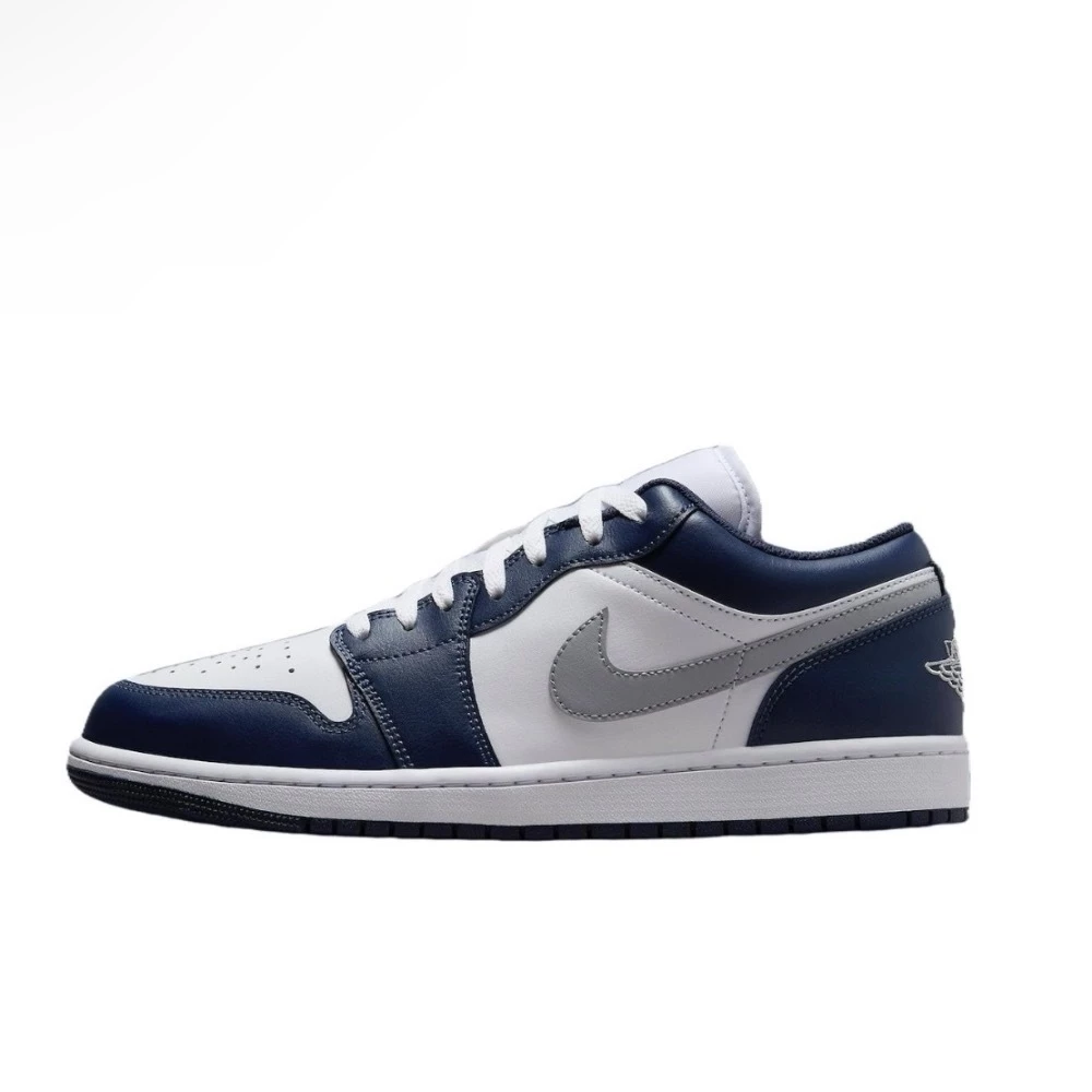 Air Jordan 1 Low Midnight Navy 午夜藍 低筒 海軍藍 灰 553558-141-細節圖4