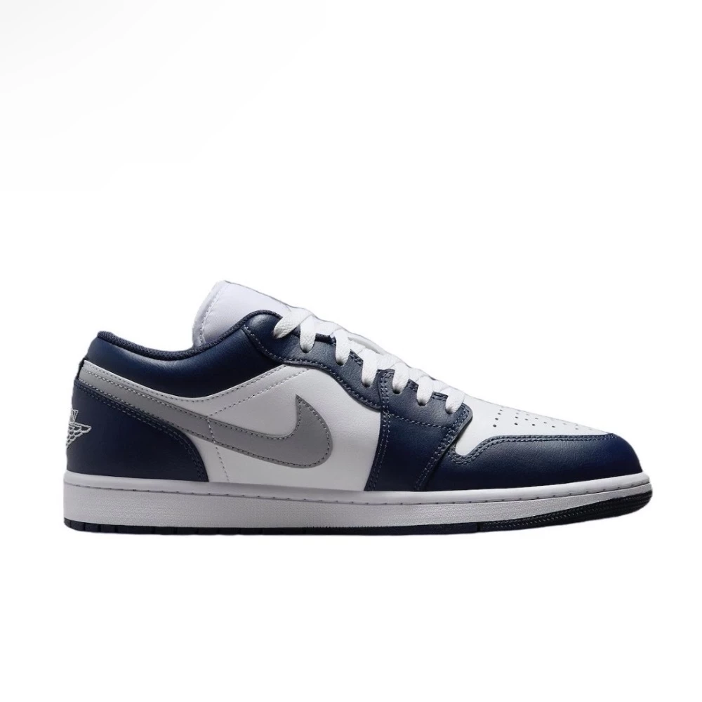Air Jordan 1 Low Midnight Navy 午夜藍 低筒 海軍藍 灰 553558-141-細節圖5