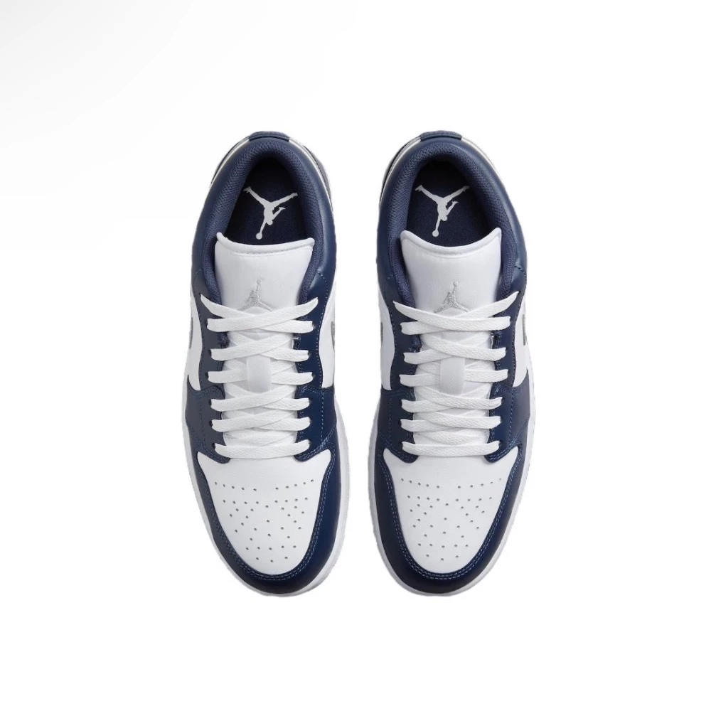 Air Jordan 1 Low Midnight Navy 午夜藍 低筒 海軍藍 灰 553558-141-細節圖7