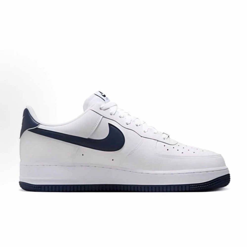 Nike Air Force 1 ＇07 運動 經典 海軍藍 白 深藍 休閒鞋 男鞋 FJ4146-104-細節圖5