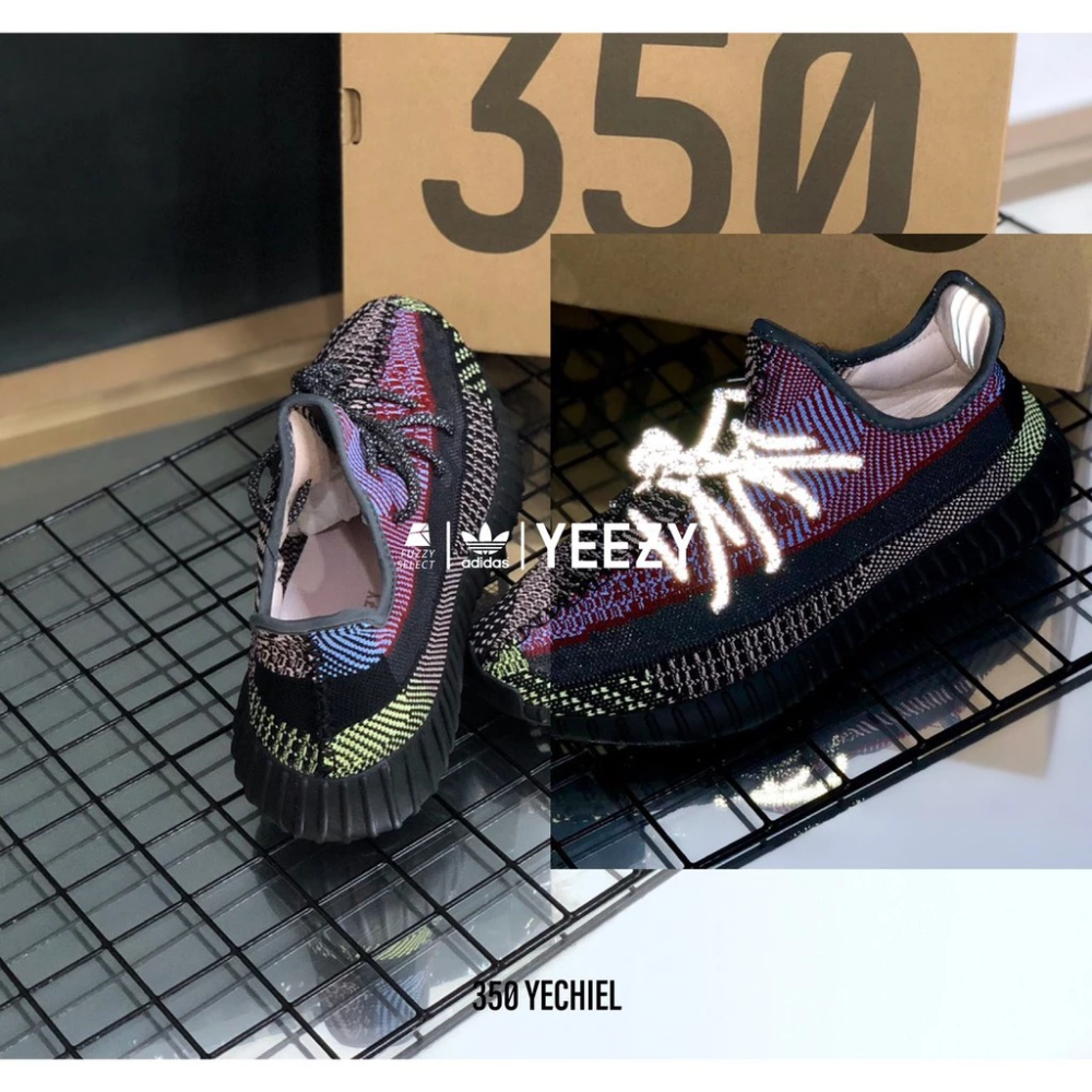 Adidas Yeezy Boost 350 V2 Yecheil 反光 FW5190 FX4145-細節圖2