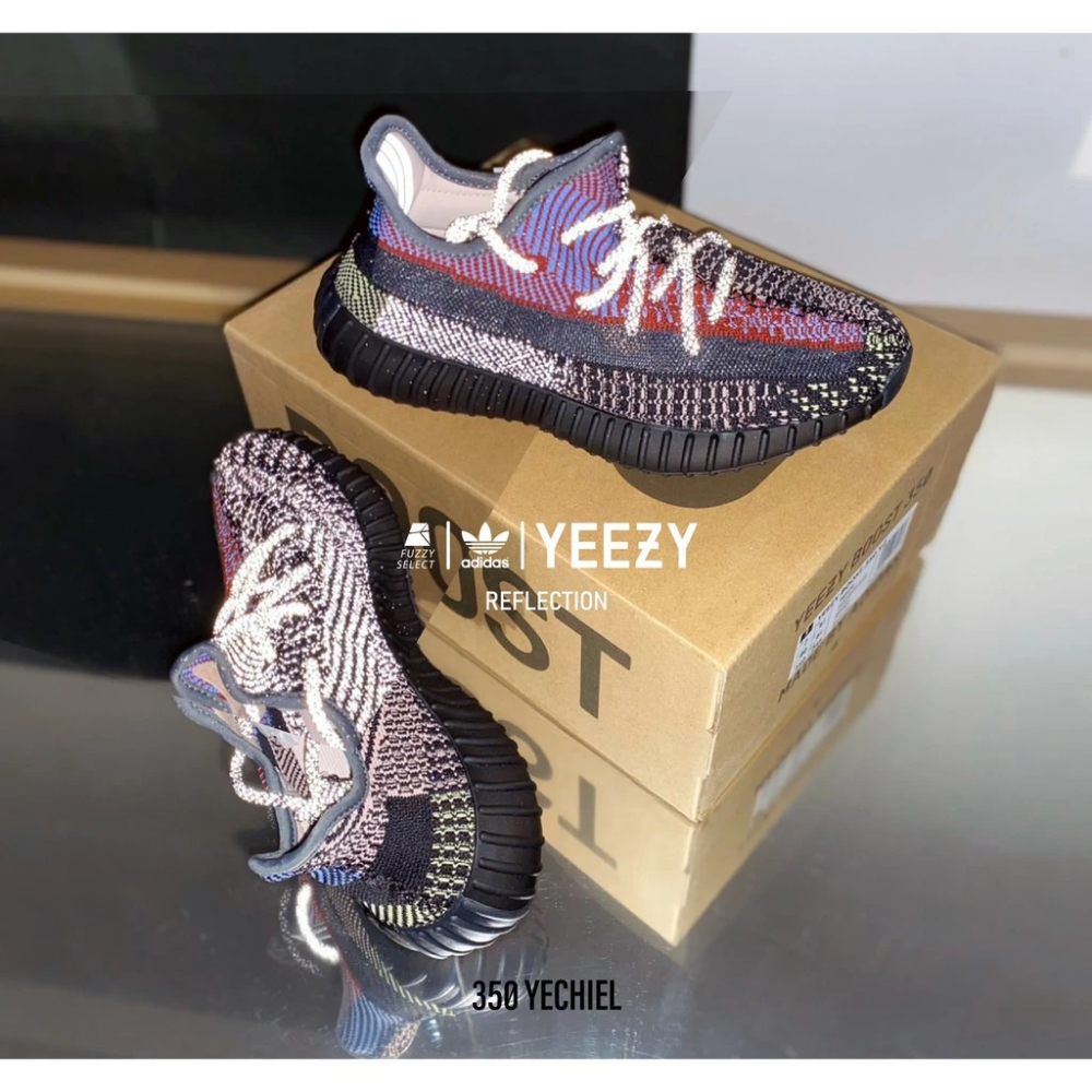 Adidas Yeezy Boost 350 V2 Yecheil 反光 FW5190 FX4145-細節圖3