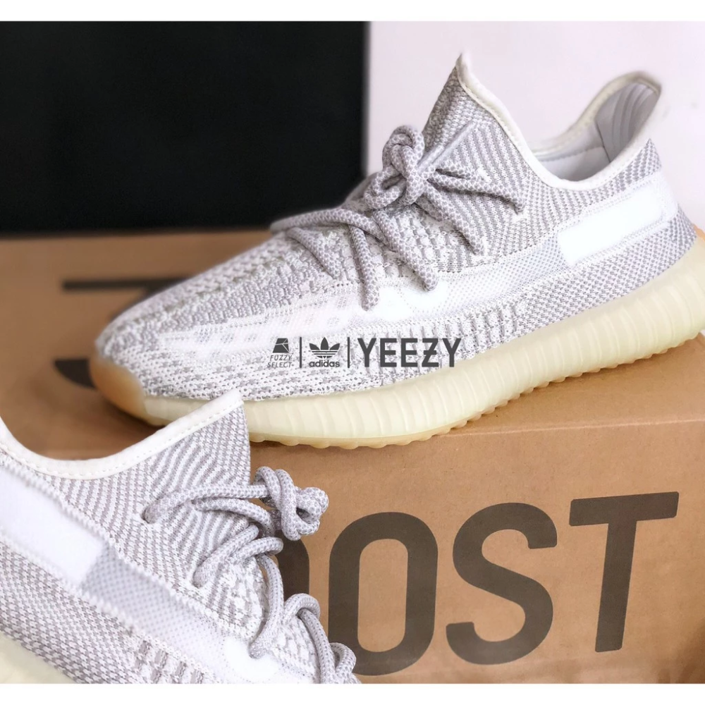 Adidas Yeezy Boost 350 V2 Yeshaya 灰天使 鞋帶反光 FX4348-細節圖2