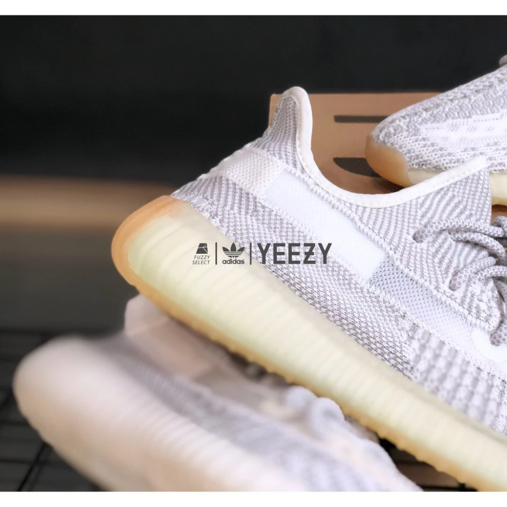 Adidas Yeezy Boost 350 V2 Yeshaya 灰天使 鞋帶反光 FX4348-細節圖3