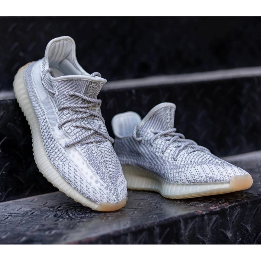 Adidas Yeezy Boost 350 V2 Yeshaya 灰天使 鞋帶反光 FX4348-細節圖4