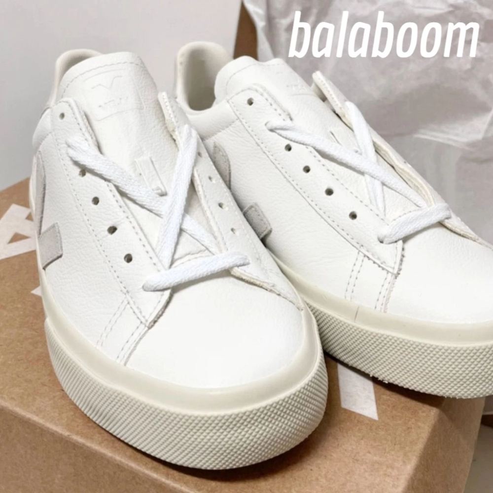 【 法國🇫🇷VEJA 🇧🇷巴西製】Campo 荔枝皮 小白鞋 男女鞋-細節圖3