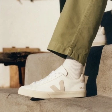 【 法國🇫🇷VEJA 🇧🇷巴西製】Campo 荔枝皮 小白鞋 男女鞋-細節圖7